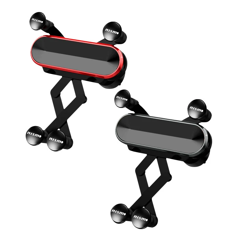Para nismo nissan qashqai juke x-trail tiida teana suporte do telefone de ventilação de ar do carro braçadeira automática suporte suporte de telefone de ventilação de ar do carro