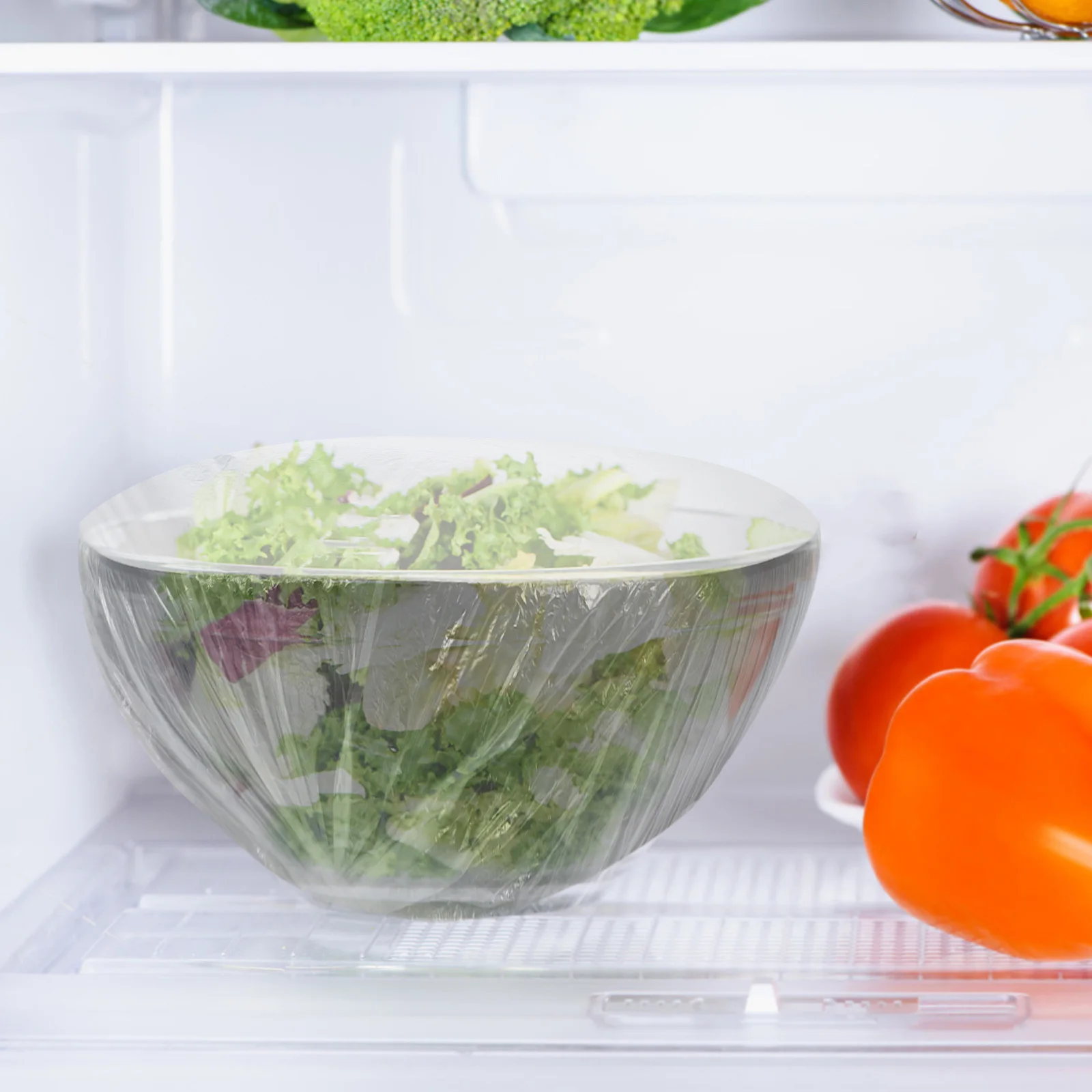 

100Pcs Elastic Plastic Food Covers Fresh-Keeping Bowl Covers Stretch Wrap for Kitchen Storage and Outdoor Use Stretch Bowl Cover