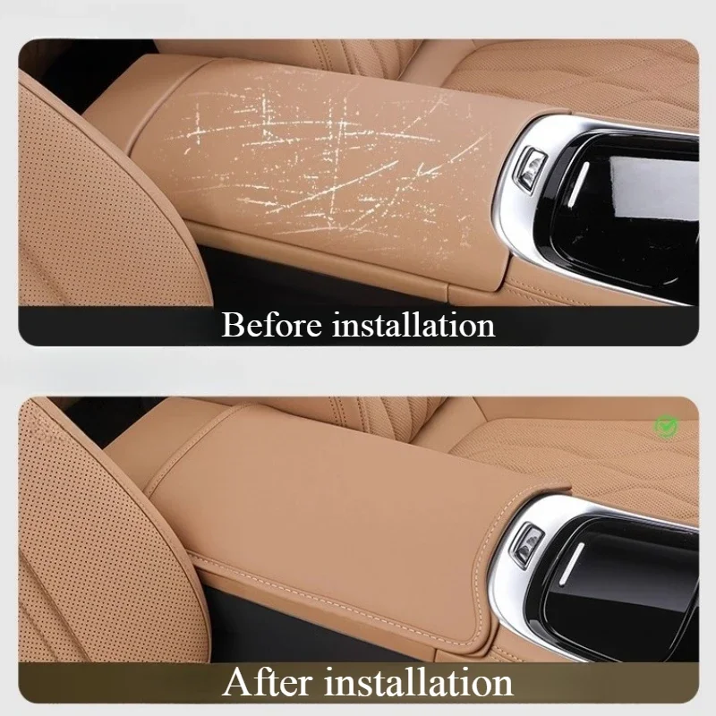 

Armrest Box Cover for Geely Galaxy A7 Original Car Color Central Protective Cover Protective Pad Interior Supplies Leather