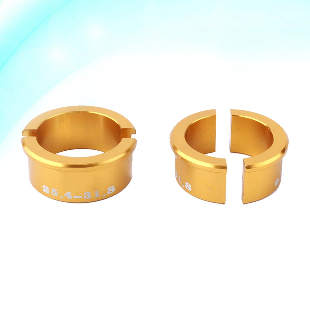 

4pcs Handlebar Conversion Sheet for 25 4mm to 31 8mm Lightweight Aluminium Bike Handlebars Adapter Mountain Bike