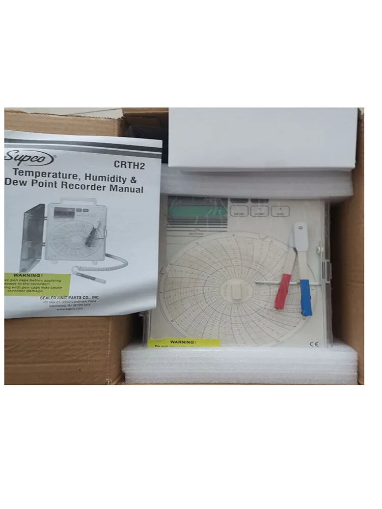 SUPCO TEMPERATURE RECORDER CR87BC chart paper CR87-23  -30 TO 10C