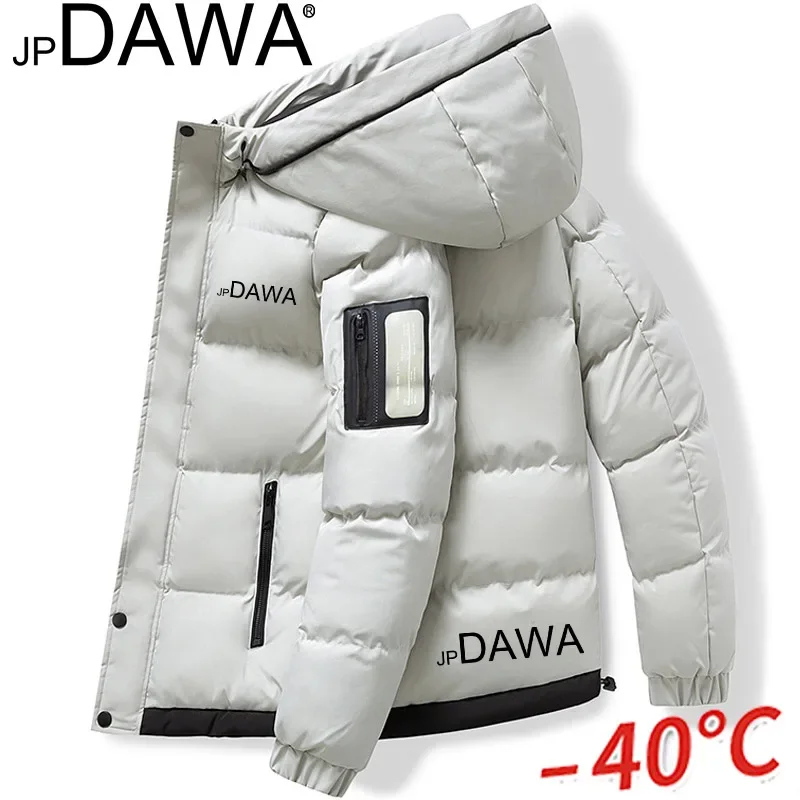 Veste de pêche coupe-vent et imperméable pour homme, manteau de charge en duvet, manteau d'alpinisme chaud, manteau de ski en coton, automne et hiver, nouveau, 2024