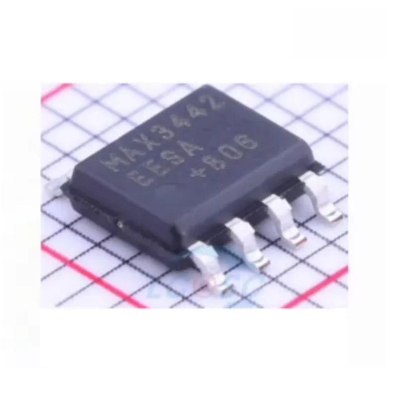 10PCS MAX3442EESA  RS-485/RS-422 Transceiver SOIC-8 10Mbps ±15kV ESD ±60V Fault Protection Interface IC New Original