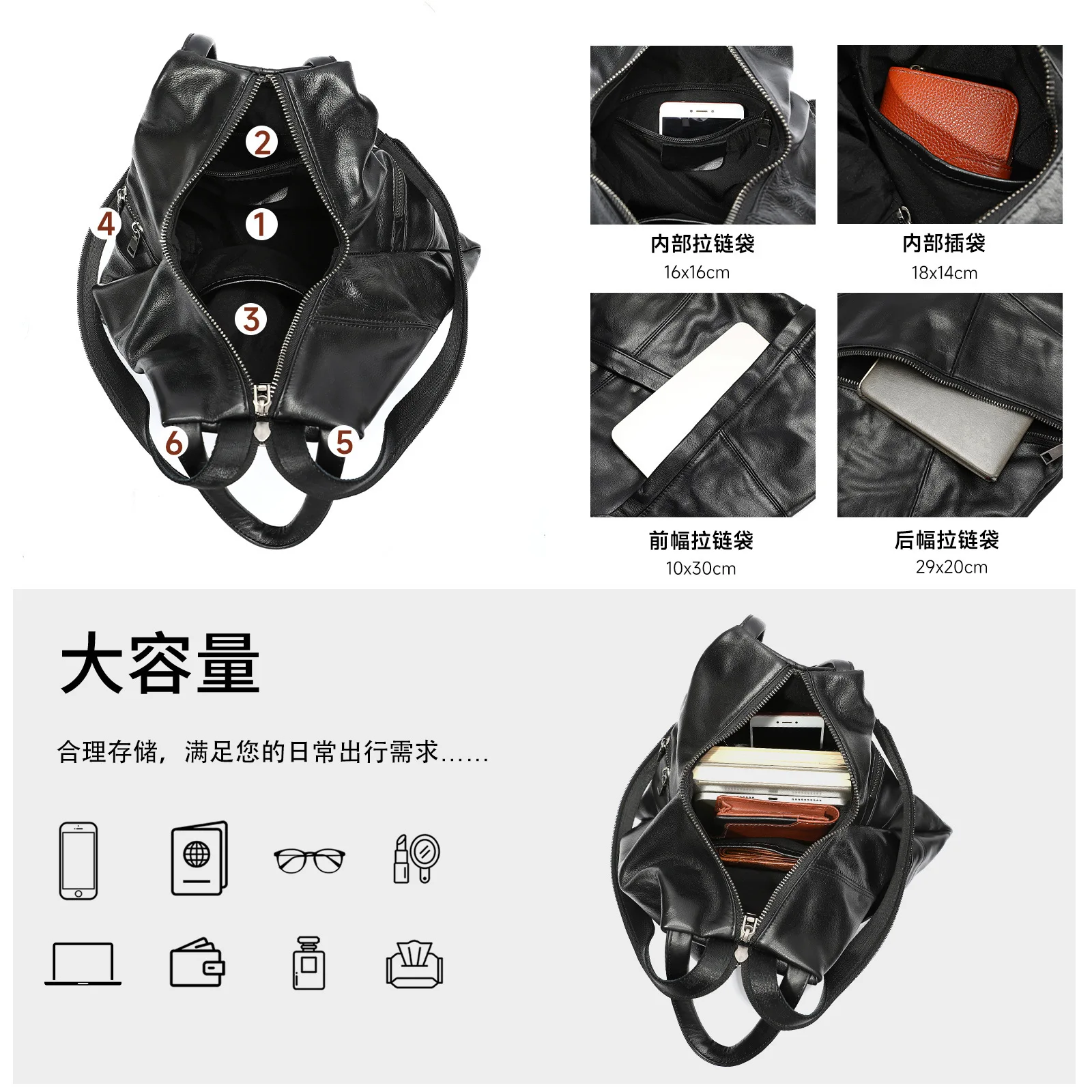 Kadınlar için Tam Tane Deri Sı - Leather Work Rucksack incelemesi ve fiyatı