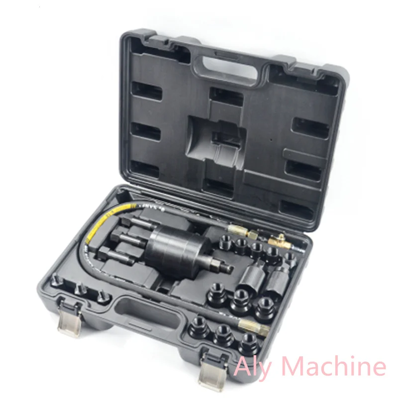 22PCS Removal Tool Sets Diesel Fuel Pneumatic Puller Set for Injectors Air Source 0.5-0.8bars