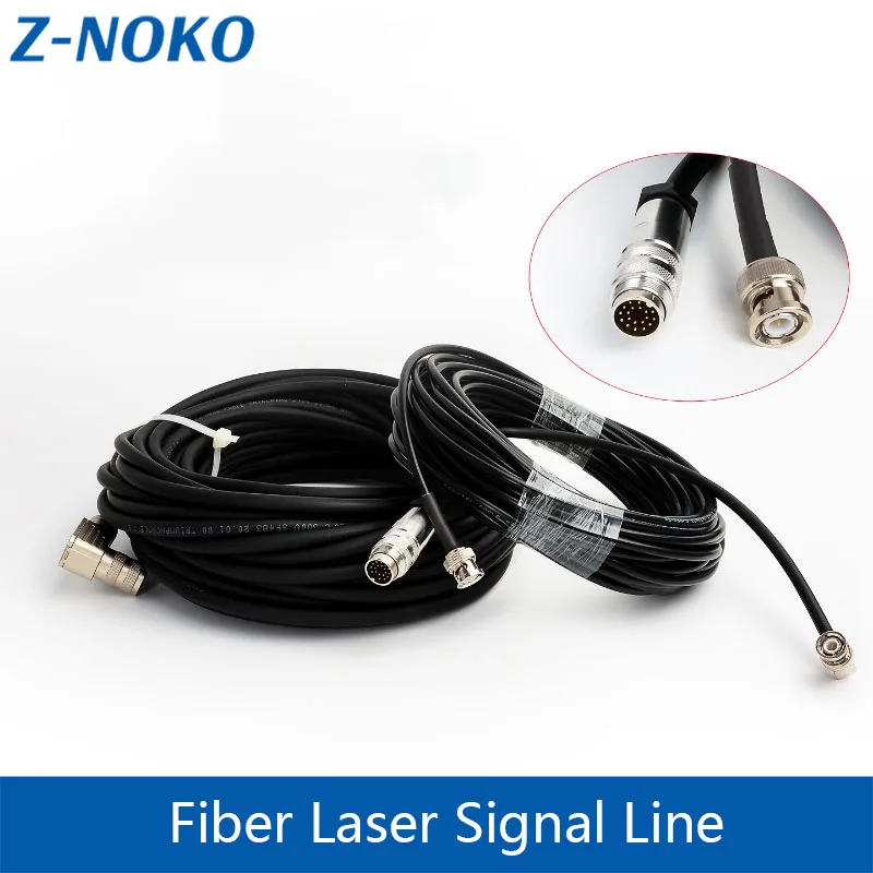 ZNOKO Fiber Laser Signal Line For Raytools Precitec Optical Cable Height Adjuster Line, Zoom Line, Cable Line, Coaxial Cable