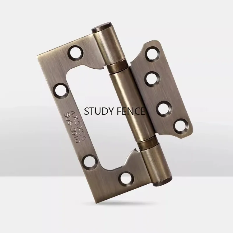 

2 шт. бесшумные петли из нержавеющей стали 304 с встроенными подшипниками и винтами, фурнитура для дома