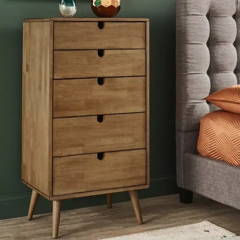 Custom Modern Design Wooden Chest of Drawers Hardware Bedroom Furniture Different Specifications