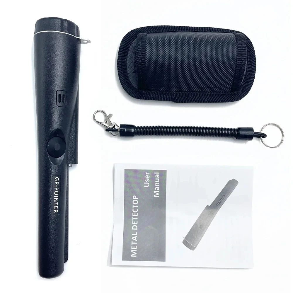 كاشف المعادن عالي الحساسية مقاوم للماء - 360 درجة °   قضيب مسح قابل للتعديل لصيد الشاطئ/التربة وتحديد المجوهرات