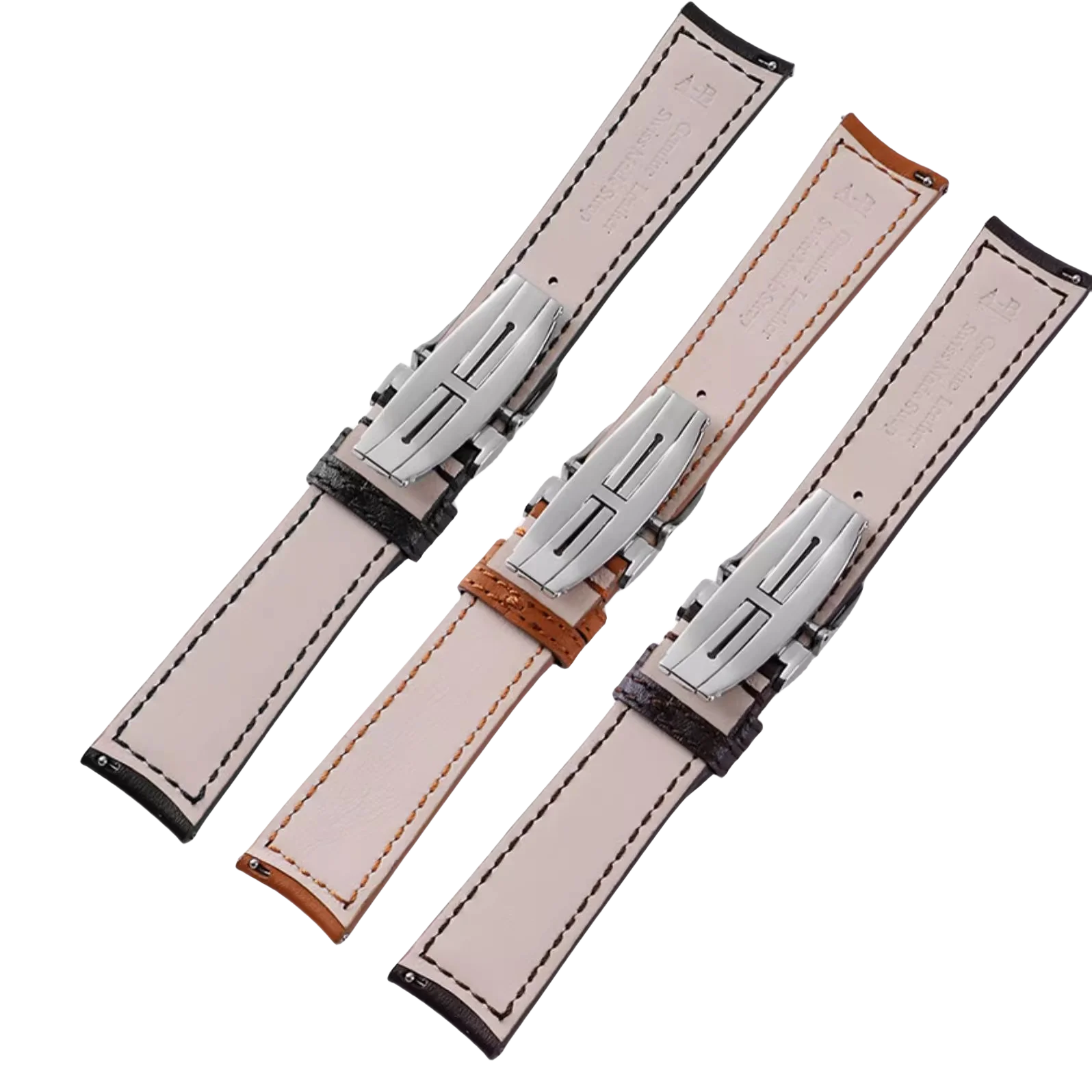 JAEGER-LECOULTRE POLARIS 시리즈 퀵 릴리스 가죽 시계 스트랩