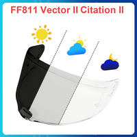 FF811 Photochromic Lenses Helmet Shield Lens for LS2 FF811 Vector II Citation II