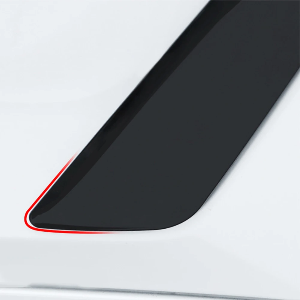 1 زوج الجانب الجناح تدفق الهواء غطاء الكسوة لسيارات BMW 5 سلسلة G30 G31 2018-2023 التصميم الجانب الجناح ديكور هود-AS55