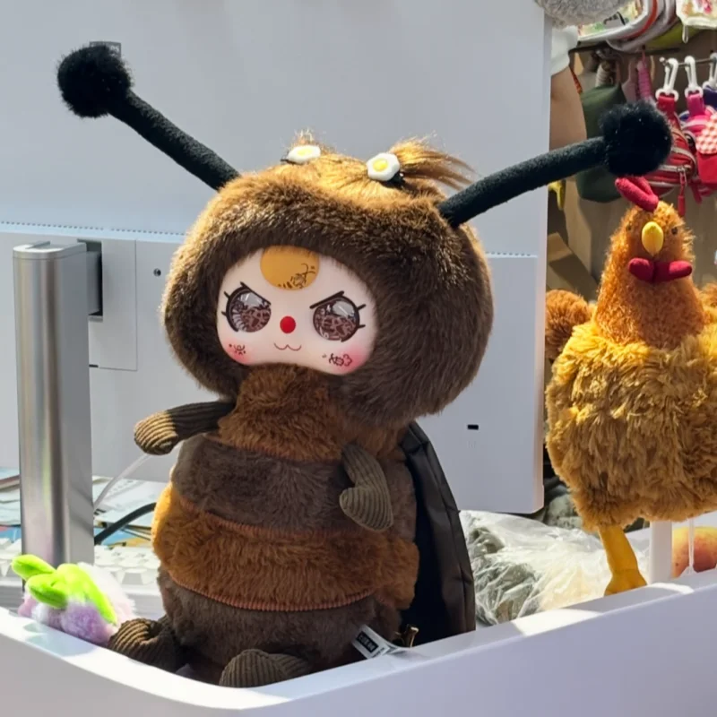 Authentic Baby Three Your Cockroach 400% Scale Limited Edition Funny Cute Fluffy Vinyl Doll Decorative Collectible Art Toy Gift