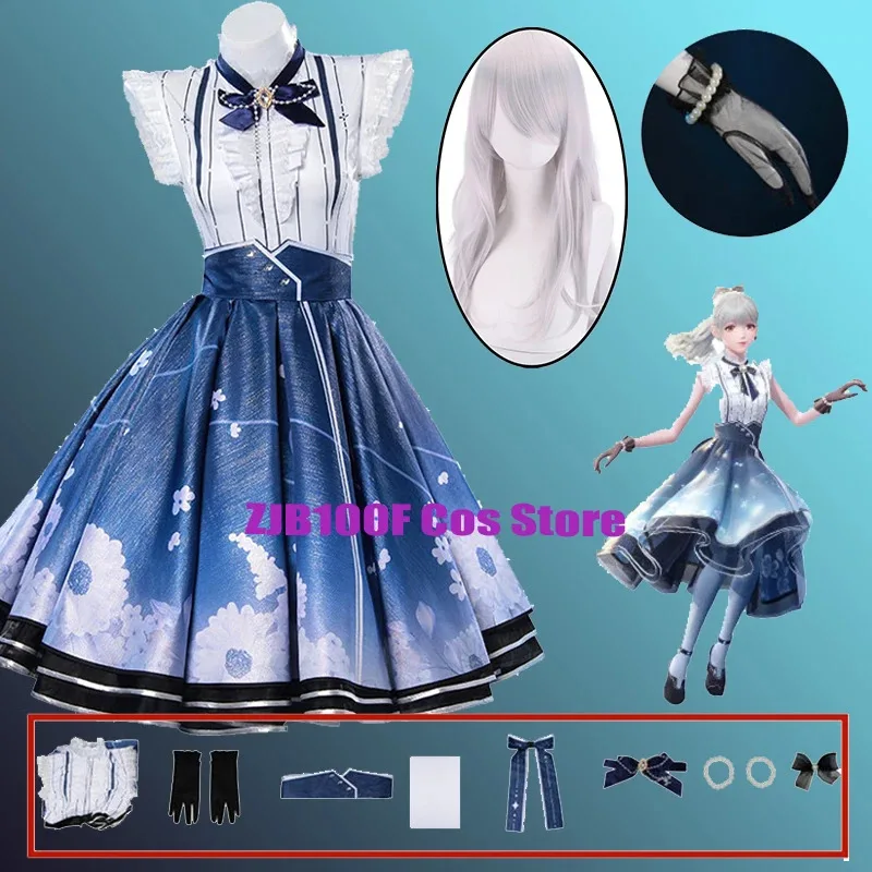 

Nikki Косплей Костюм Бесконечность Nikki Синие Лолита Платья Униформа Парик Костюм Вечерние Карнавальный Наряд для Женщин Девушка ЮБКИ