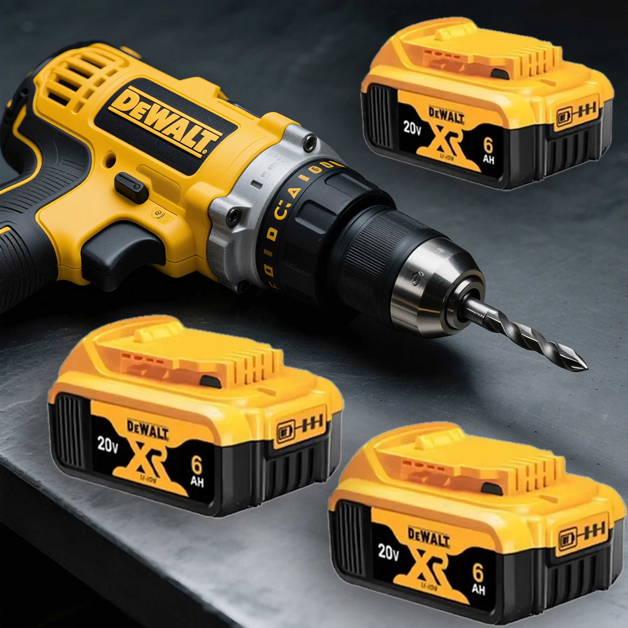 100% originální baterie DEWALT 20V, elektrické nářadí Dewalt DCB606, DCB205, DCB206, DCBGene, DCB200 MAX, 20V, 60V, 6AH, 9AH, originální DeWalt - náhled 3