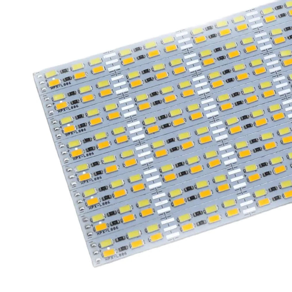 100pcs LED bar light CW+WW double color 50cm 5630 DC12V 12W LED hard strip Warm White + Cool White