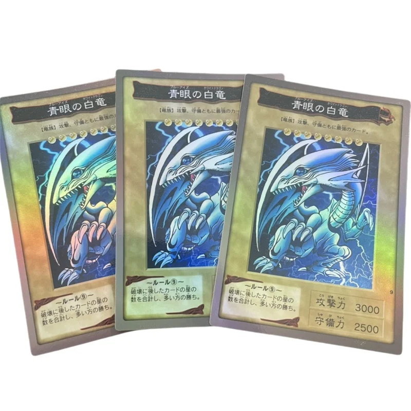 Yu-Gi-Oh Flash Card Monster Reborn Blue-Eyes White Dragon Swords of Diy Super Rare-Sr Anime Peripheral Game Collection Card Gift