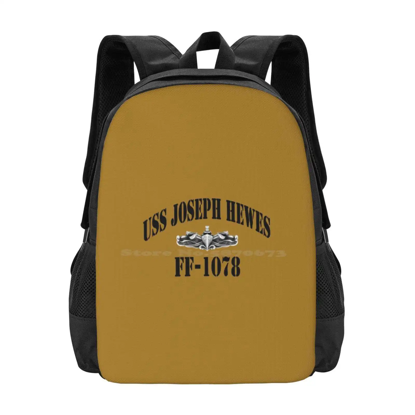 Uss Joseph Hewes ( - 1078 ) Ship'S Store New Arrivals Unisex Bags Student Bag Backpack Uss Joseph Hewes 1078 Frigate Destroyer