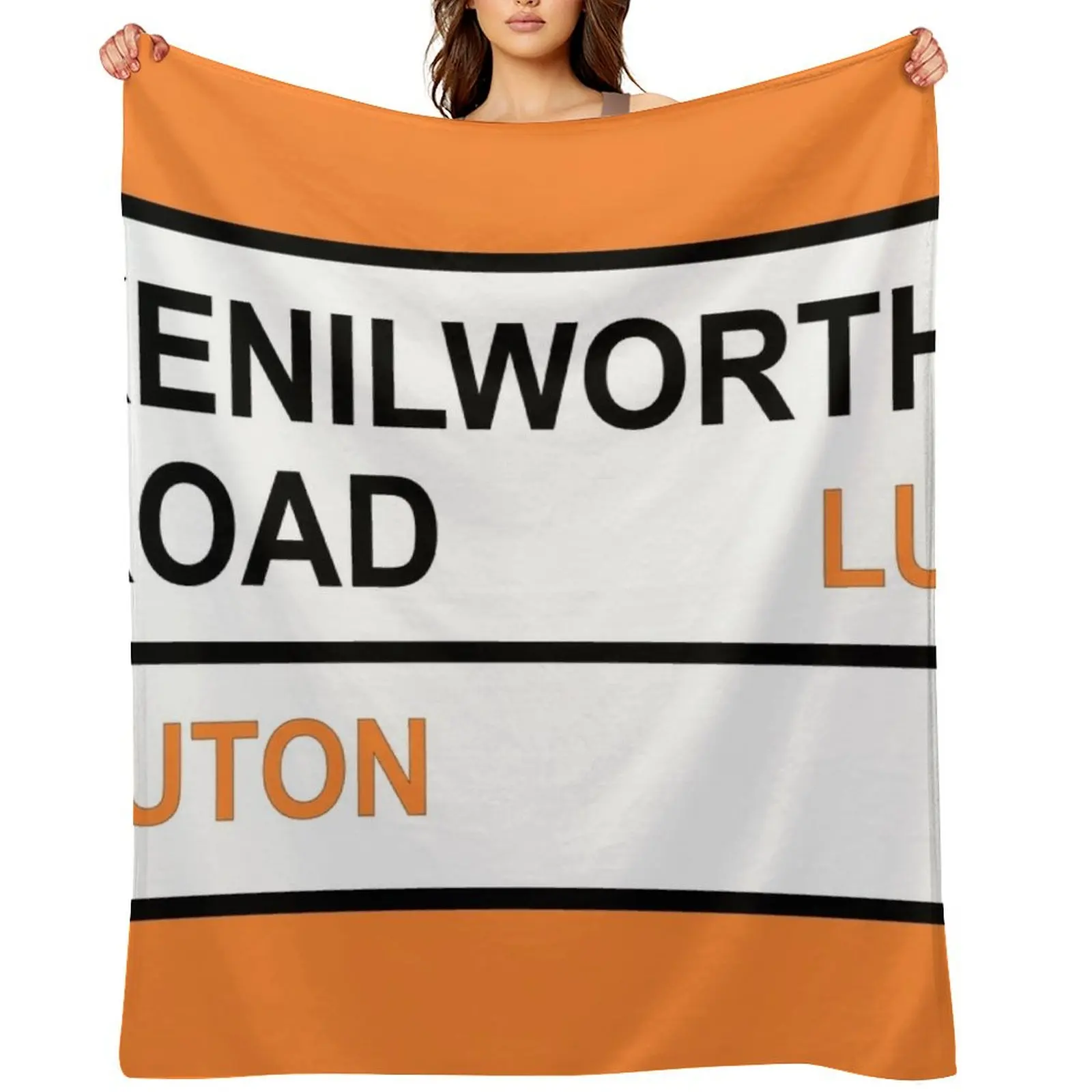 

Kenilworth Road Football Sign Throw Blanket Bed Large Thin Camping Blankets