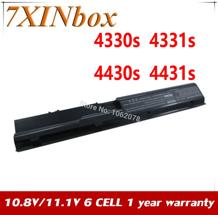 

7XINbox 10.8V Battery For HP ProBook 4330s 4331s 4430s 4435s 4431s 4436s 4440s 4441s 4446s 4530s 4535s 4540s 4545s HSTNN-OB2R