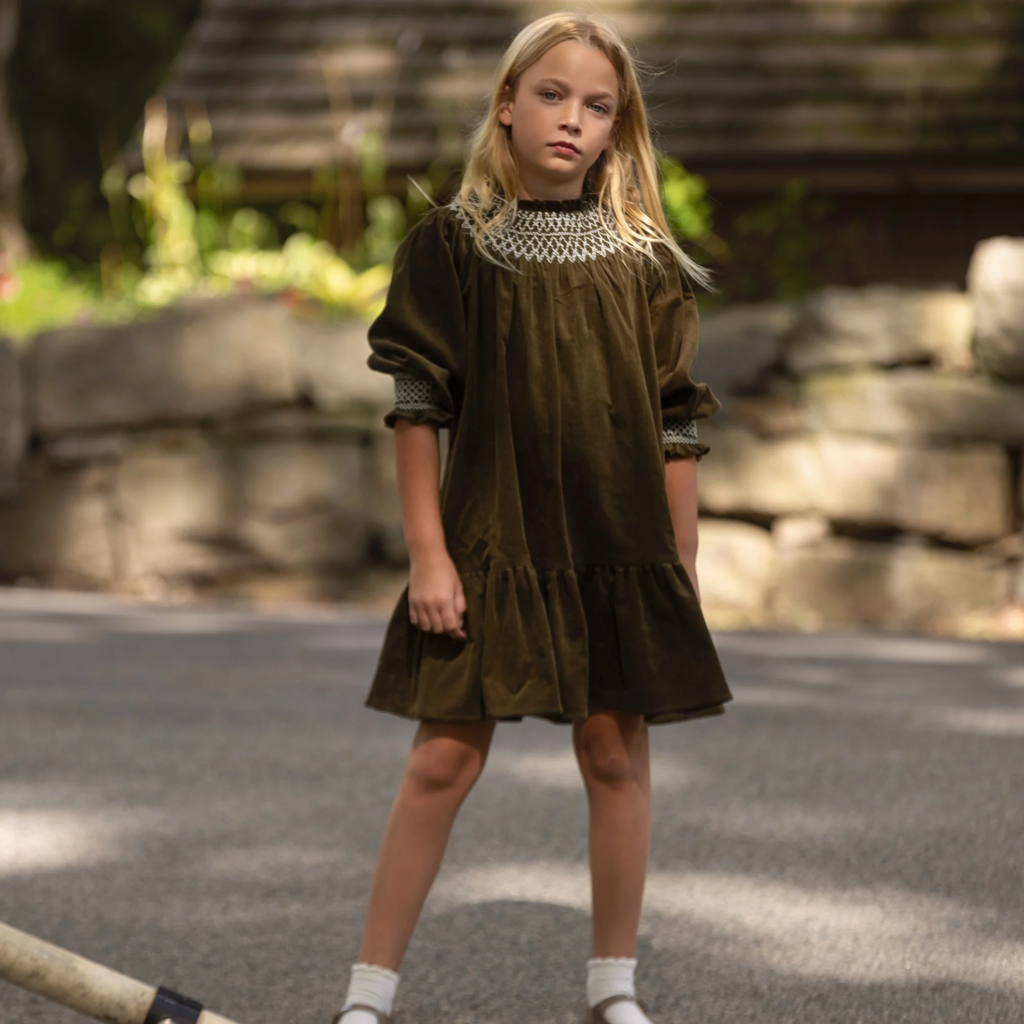 Ali Plus 2026 AW Corduroy Smocked Collection Children Clothing Boy Blazer Girl Dress Baby Girl Boy Strap Shorts Kids Shirt Skirt