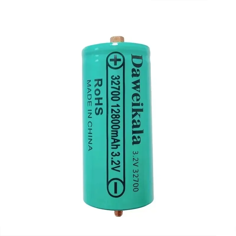 100% brand new 32700 12800mAh 3.2V lifepo4 rechargeable battery Professional lithium iron phosphate power battery with screws