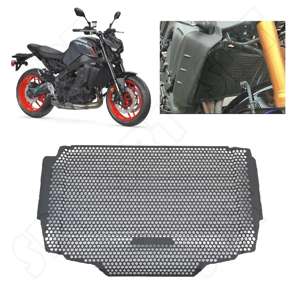 

Fits for Yamaha MT 09 MT09 SP ABS FZ09 MT-09 TRACE 900 XSR900 2021-2023 Motorcycle Radiator Grille Guard Front Cooler Protector