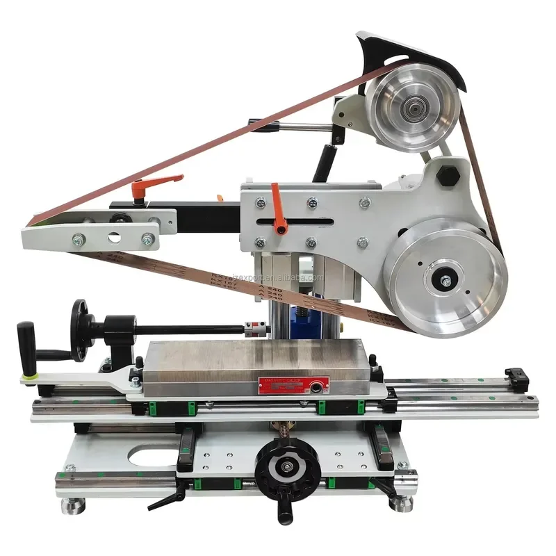 High Quality 2 X 72 Inch Belt Grinder with Adjustable Speed Control 1.5kW Motor High-Accuracy