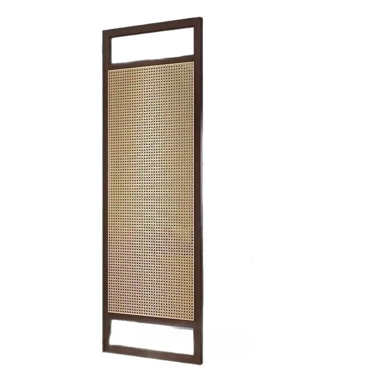 For  Rattan Screen, New Chinese-style Home Hotel Blocking Decoration, Living Room Blocking Double-sided Screen Partition