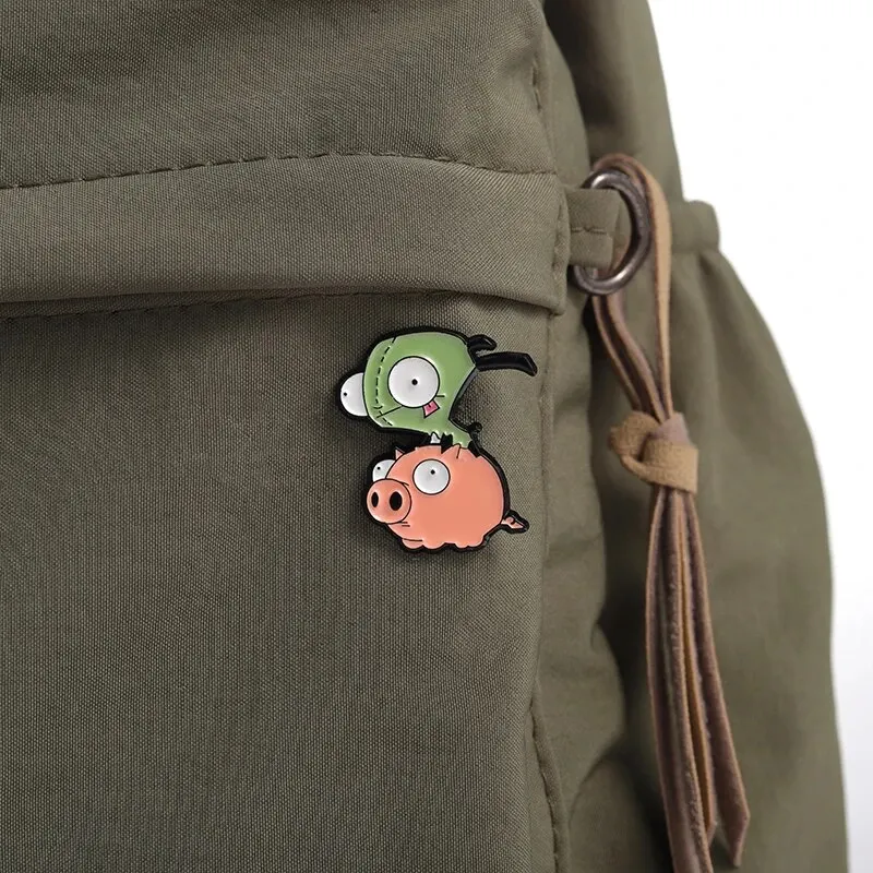 4pcspersonalized Creativity, Customized Anime, Cartoon, Funny Pins, Creative Fashion Enamel Badges, Lapels, Pins, Bags, Jewelry