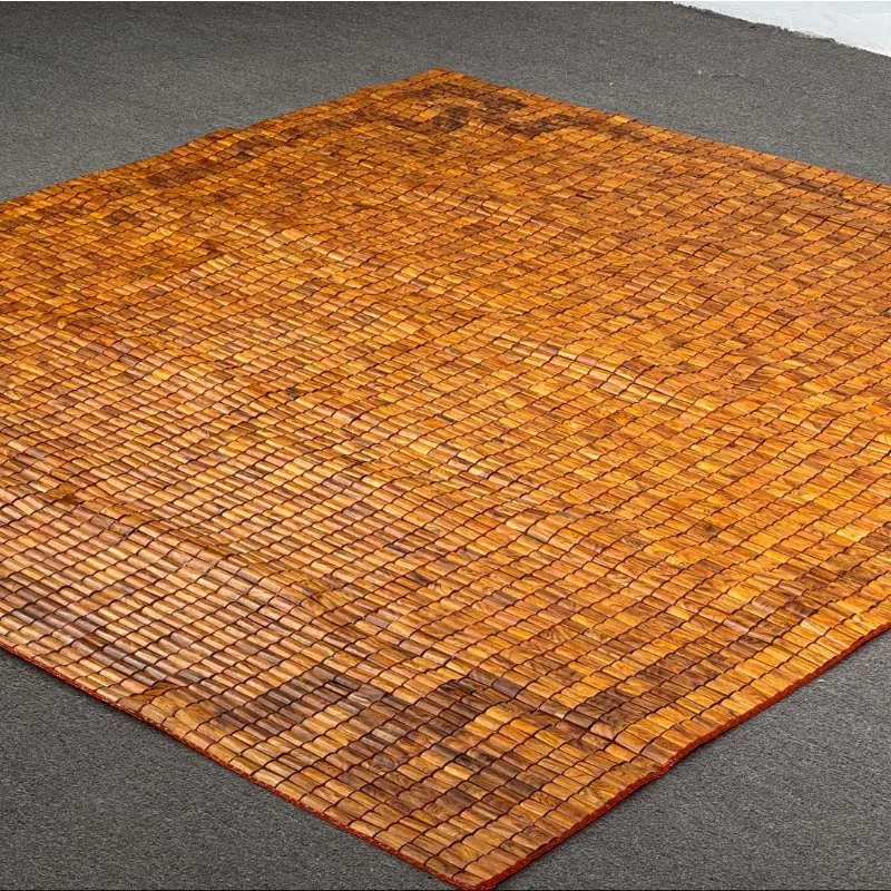 Hainan huanghuali cool breathable mat foldable collection treasures high-end furniture must be comfortable in summer