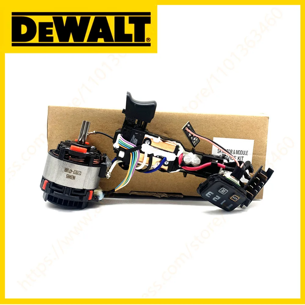 Двигатель и переключатель для DEWALT DCF891 DCF891N DCF892 DCF892N DCF891NT DCF892NT, запчасти для беспроводного ударного гайковерта