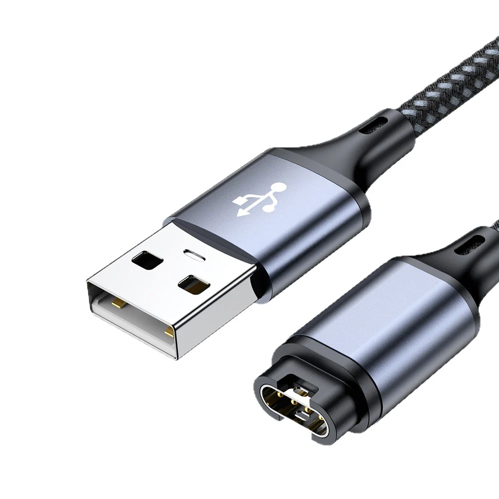 1.2m USB Data Charging Cable For Garmin Forerunner 945 255 935 245 Fenix 8 7 7S 7X 6 6S 6X 5 5X 5S Plus Vivoactive 3 Venu 2 2S
