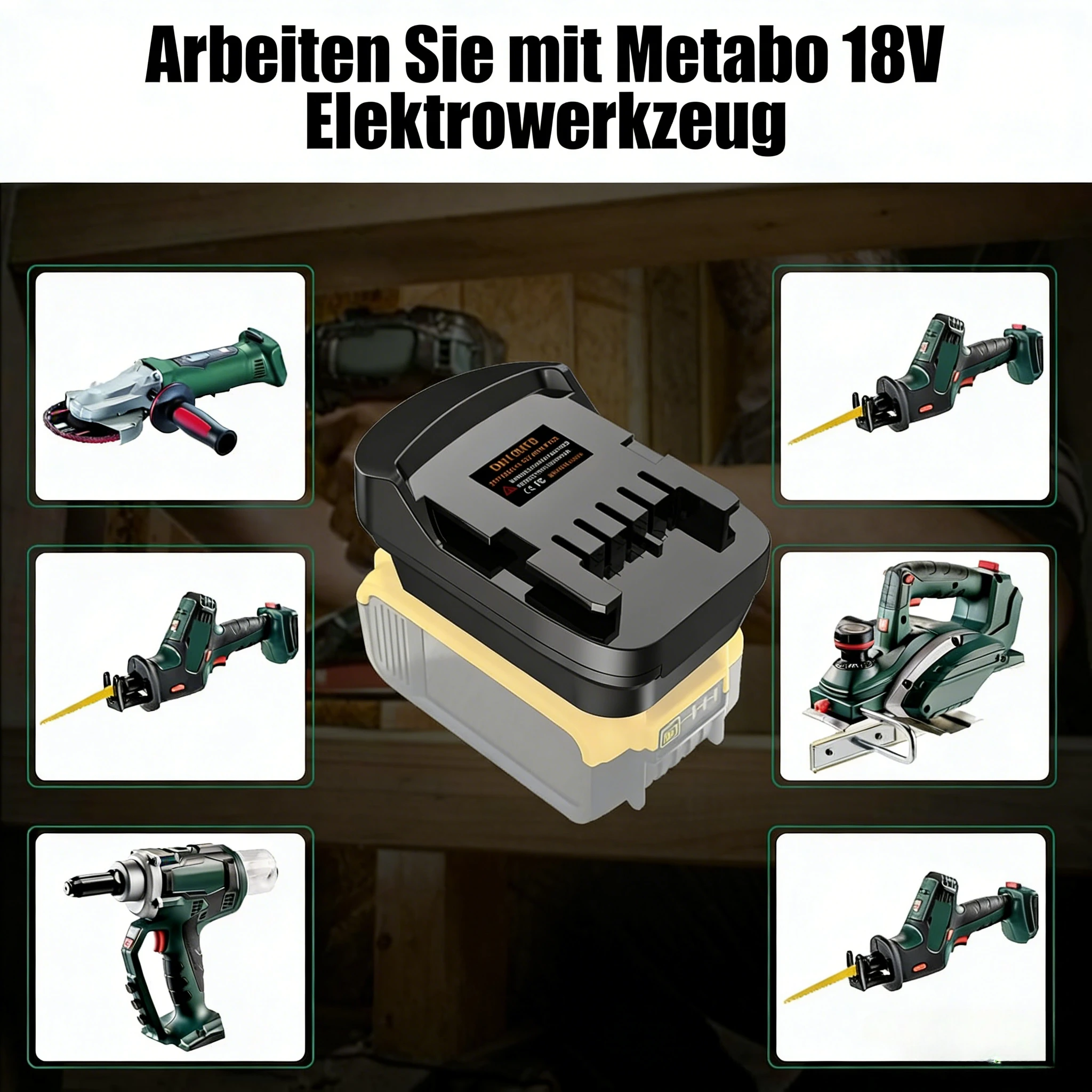 

Адаптер DM18MTB для инструментов Dewalt, предназначенный для преобразования литий-ионных аккумуляторов Milwaukee 18V в аккумуляторы Metabo 18V для беспроводных электроинструментов Metabo.