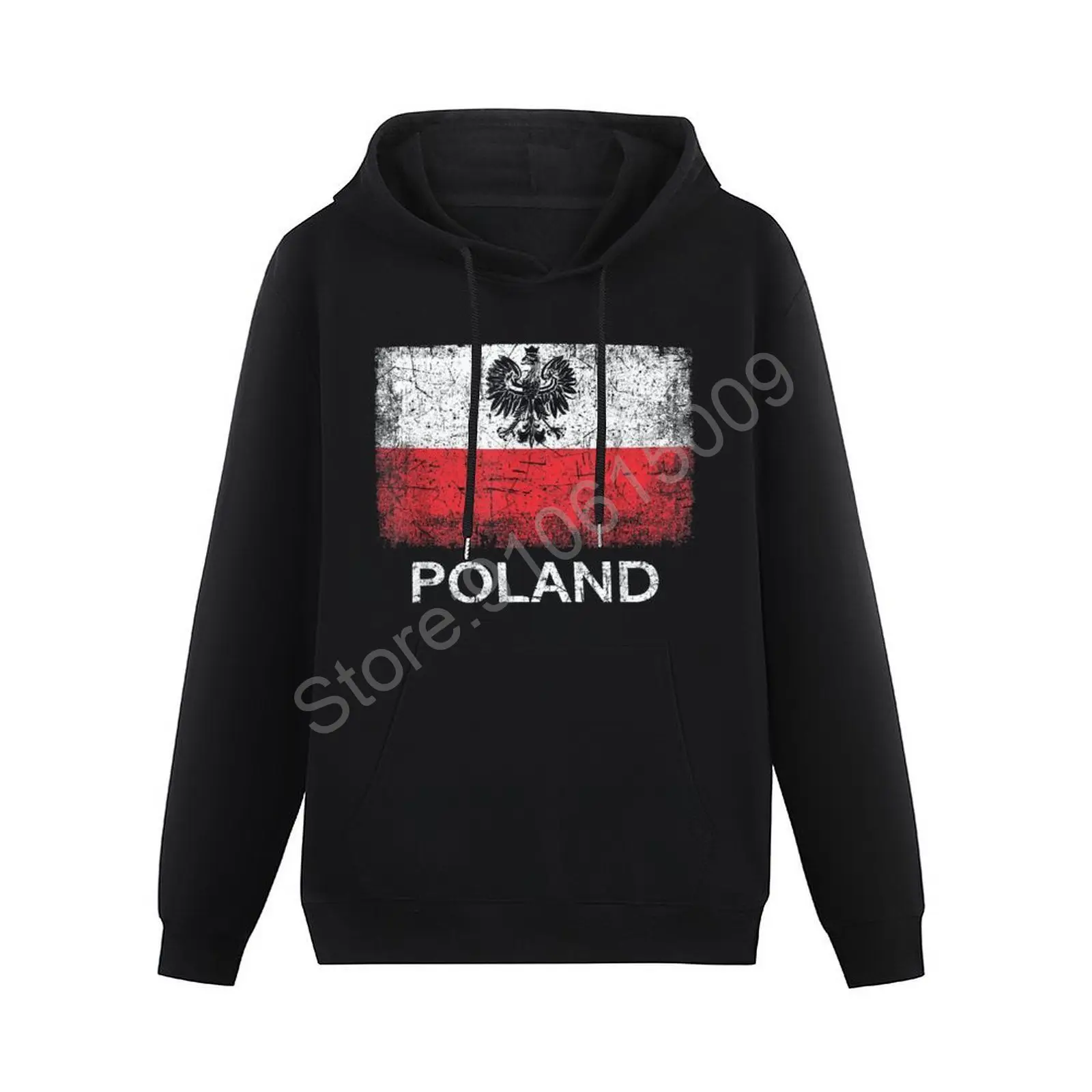 Men Women Hoodies Poland Polska Flag Polish Country Map Hoodie Pullover Hip Hop Hooded Sweatshirt Cotton Unisex