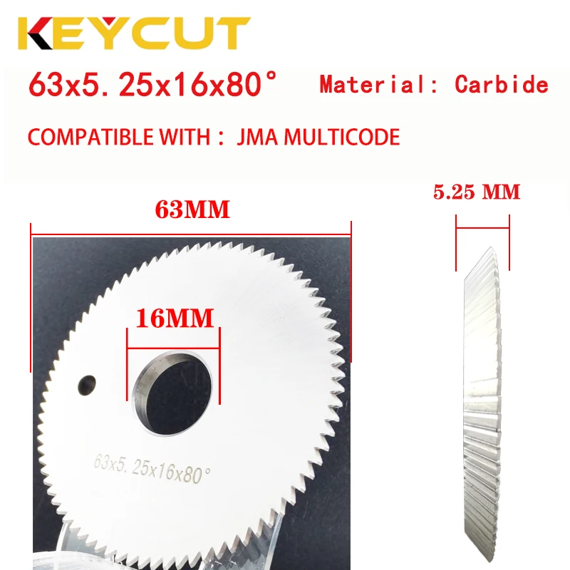 

JMA Multicode Milling Cutter FP34 63 x 5.25 x 16mm Aftermarket Locksmith Tools