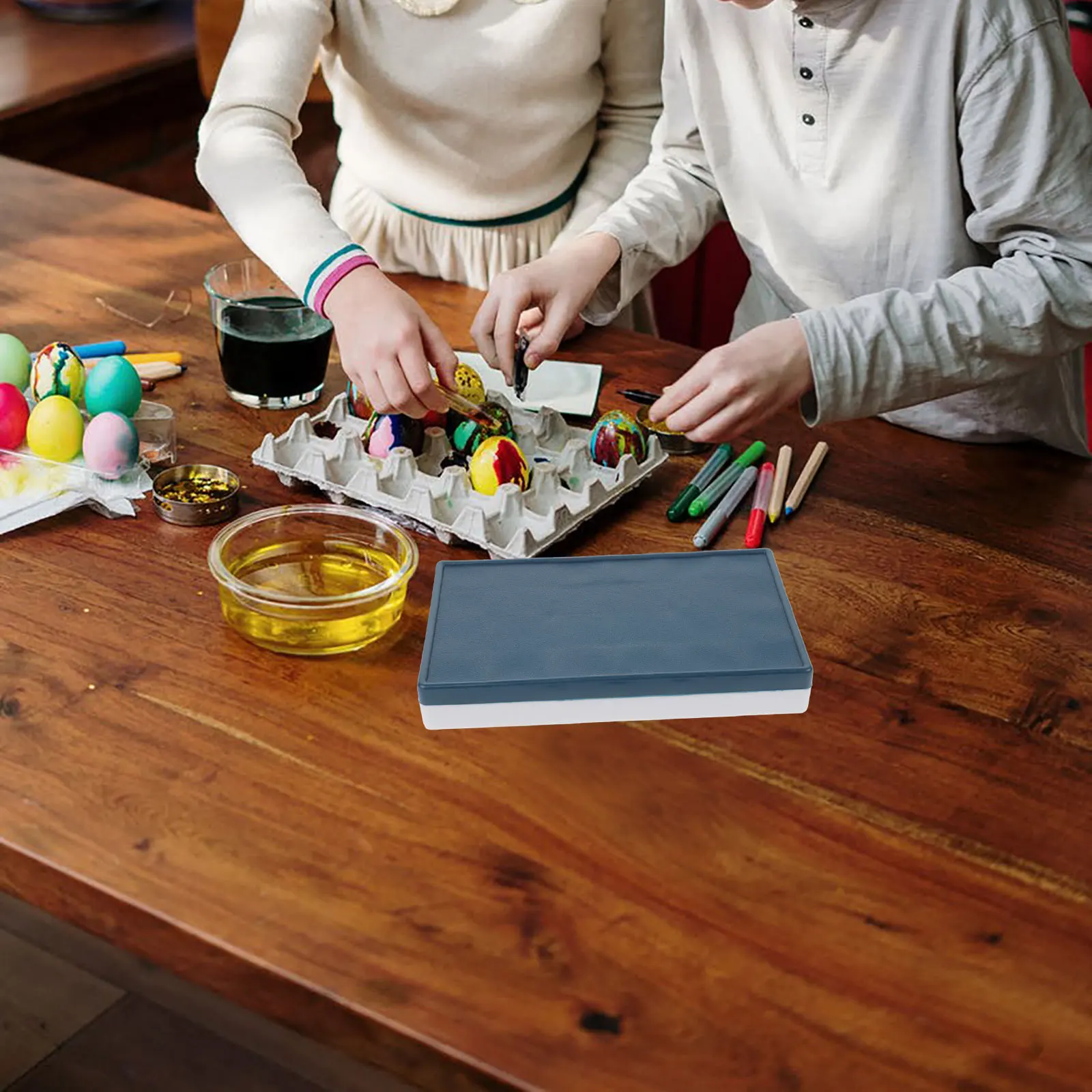 

Watercolor Pigment Box Plastic Portable Mixing Tray For Outdoor Travel Empty Color Plate Household Paint Holder