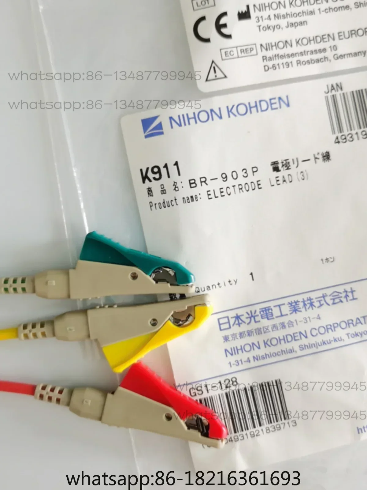 Original lead wire BR-903P three clip European standard telemetry for photoelectric monitor