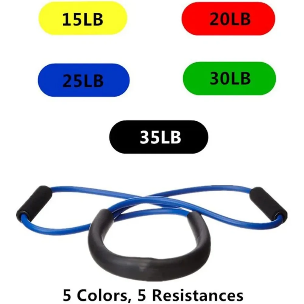 1pc Resistance Rope Boxing Resistance Band Rubber Speed Training Pull Rope Muay Thai Karate Crossfit Workout Power Strength