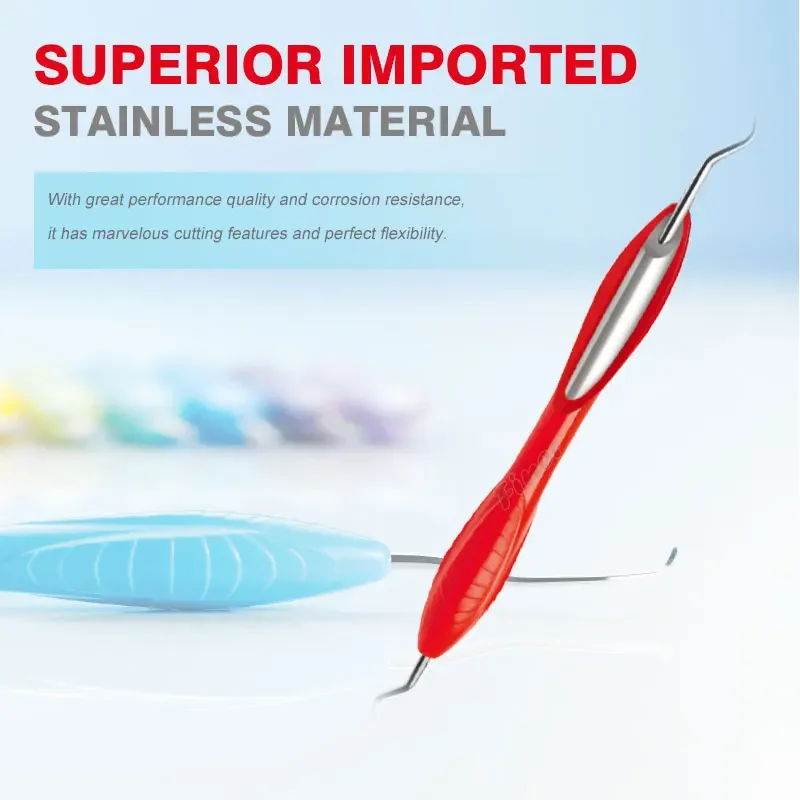 7pcs/lot Dental Composite Resin Spatulas Composite Resin Filling Instruments Silicone Handle for Dental Aesthetic Restoration