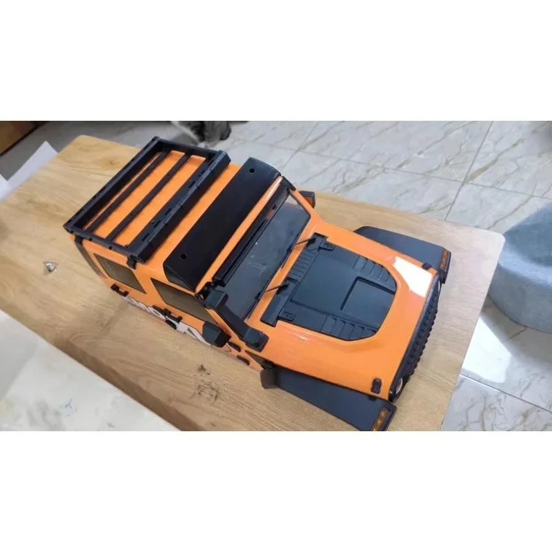 Upgrade TPU Flexible Material Roof Spoiler Scratch Guard for CROSSRC EMO XL2 1/8 RC Crawler, Damage-Free Installation Accessory