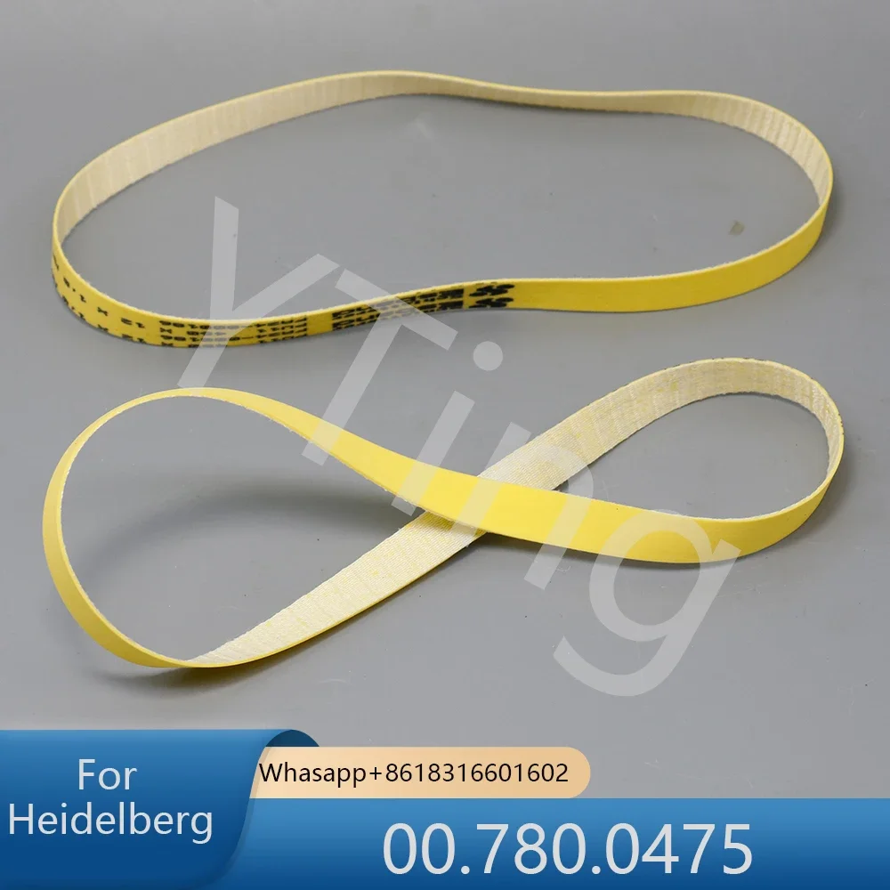 For Heidelberg 490x10x1MM 460x10x1MM 00.780.0475 Belt Drive For SM74 Cycles Powder Spray Motor Belt