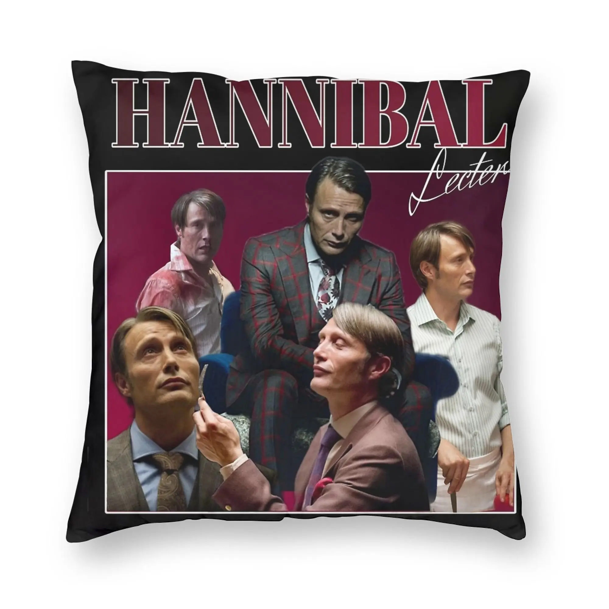 Hannibal Mads Mikkelsen Pillowcase Double-sided Printing Cushion Cover Decorations Throw Pillow Case Cover Home Wholesale 45*45