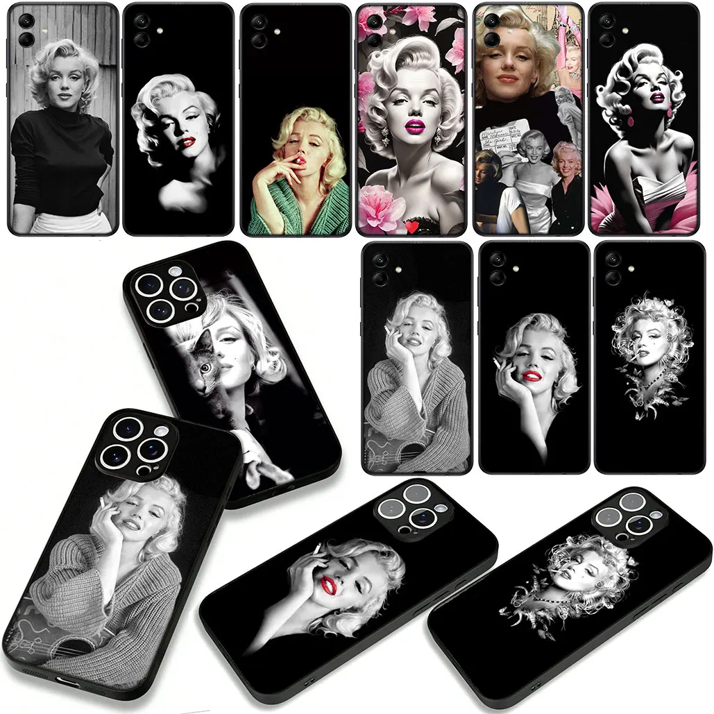 Чехол для телефона M-Marilyns M-Monroes Xiaomi Redmi Note 11 9 8 7 10 Pro 14C 7A 9A 9T 10A 10C 11A 9C NFC Мягкий Фото №4