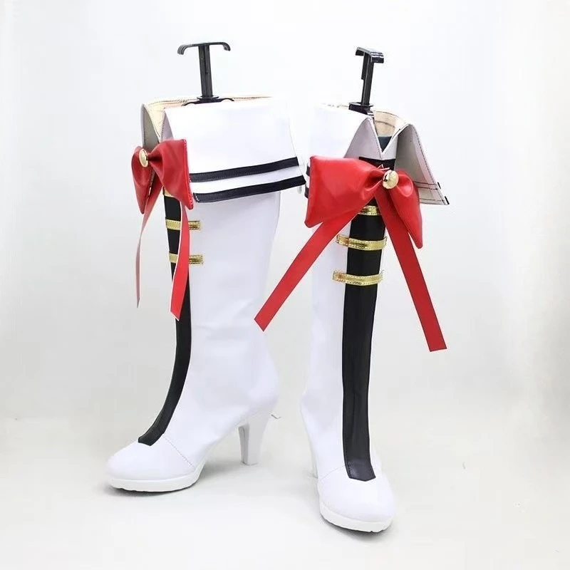 SIZE 35-41 Gold Ship Cosplay Shoes Anime Uma Musume Pretty Derbyy Cosplay Boots Halloween Party for Women Custom Made