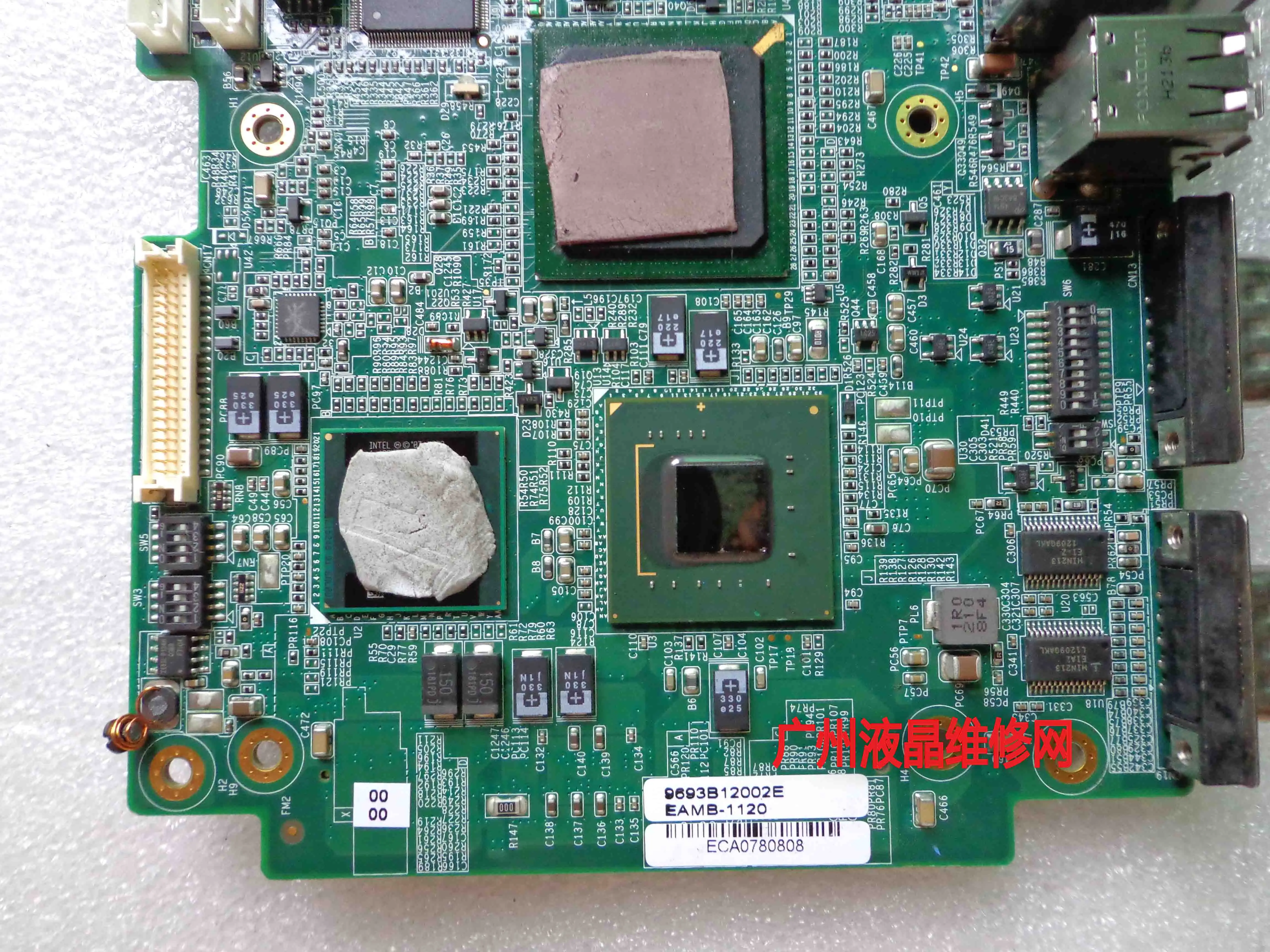 Tudo-em-um Touchscreen Industrial Computer Motherboard, EAMB-1120 REV.A1 Advantech TPC-1551L