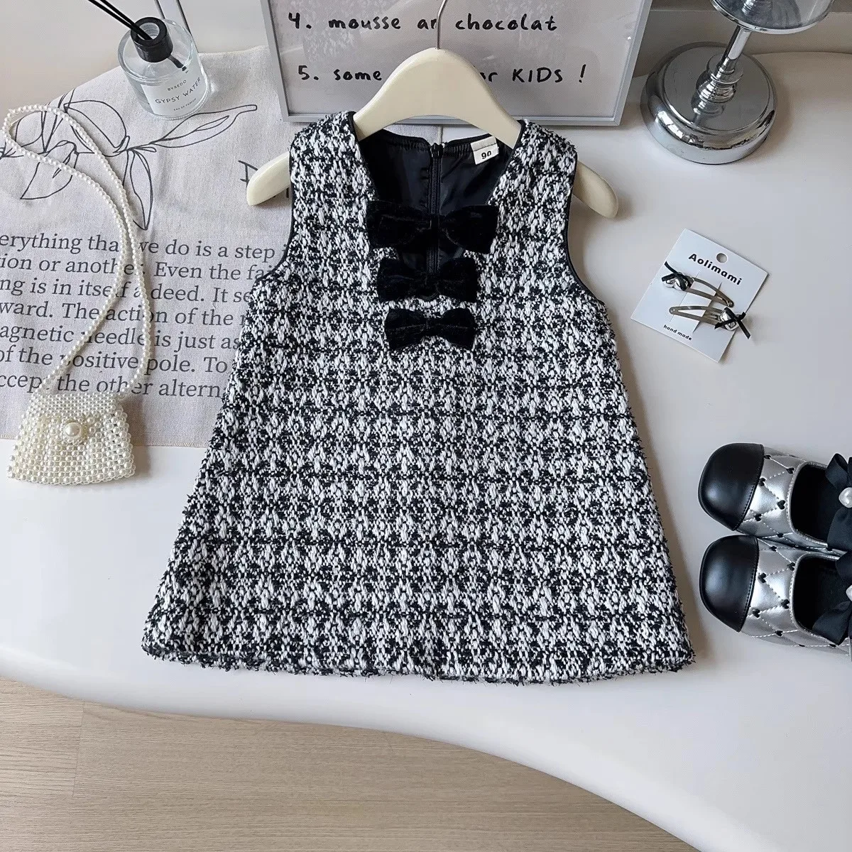 

Girls Dresses Spring Autumn 2025 Children Fashion Vest Sleeveless Dress For Baby Girl Princess Party Clothes Kids Cute Outfits 7