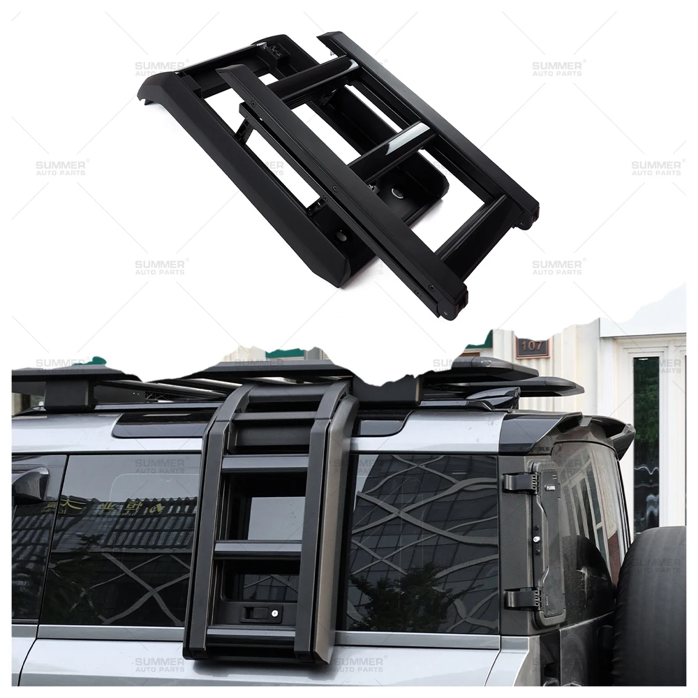 

Летние автозапчасти, внешние аксессуары для автомобиля, регулируемая складная лестница для боковой двери автомобиля для нового Defender L663 90 110 130