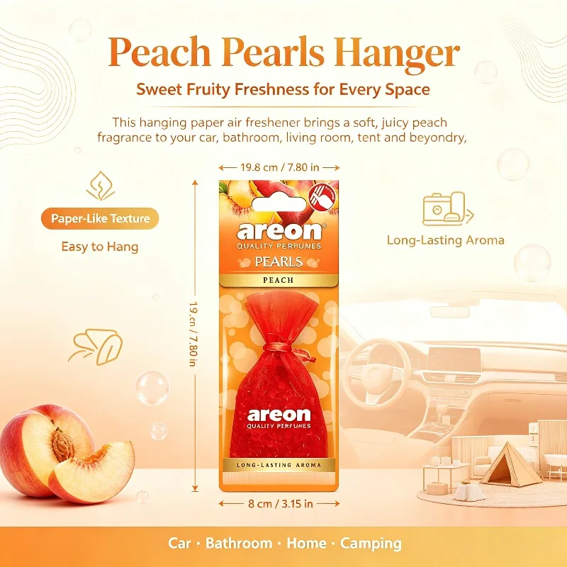 Mesh Bag Pearl Car Air Freshener Hanging Scent Sachets 20‑40 Pack For Auto Closet Home Decor