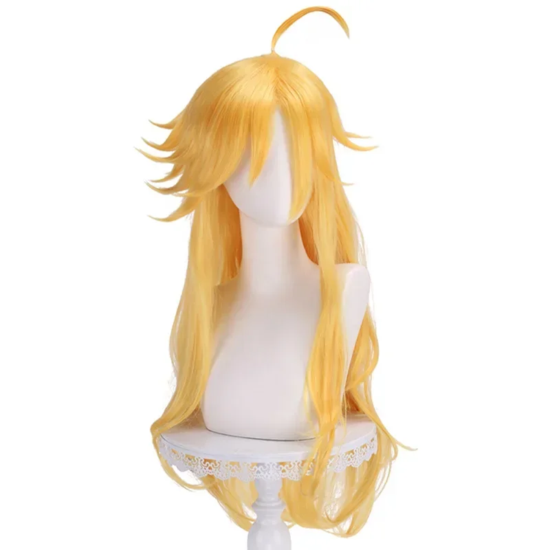 Panty & Stocking with Garterbelt Gold Long Heat Resistant Hair Party Role Play Wigs Anime Panty Anarchy Cosplay Synthetic Wig